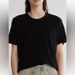 James Perse Boxy crew T-shirt black size 3 Large